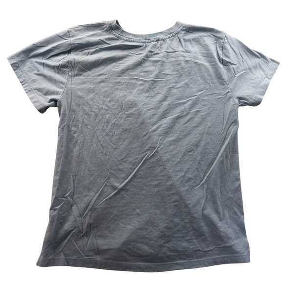 Champion Mens T-Shirt Medium Light Blue Athletic Short Sleeve Casual Graphic Tee - Picture 2 of 7